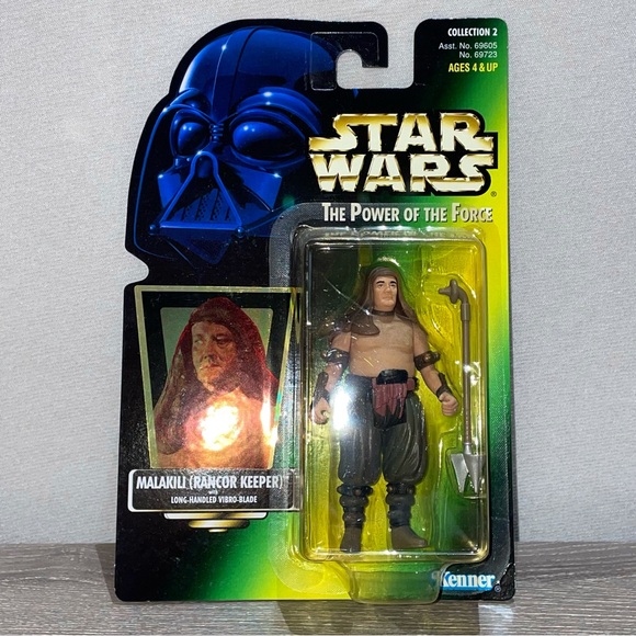 VINTAGE 1997 STAR WARS HASBRO Malakili Rancor Keeper W/ Vibro Blade - Picture 1 of 3